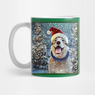 Big christmas anime dog Mug